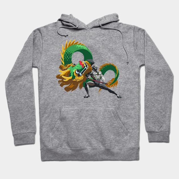 Genji Green Dragon Hoodie by Genessis